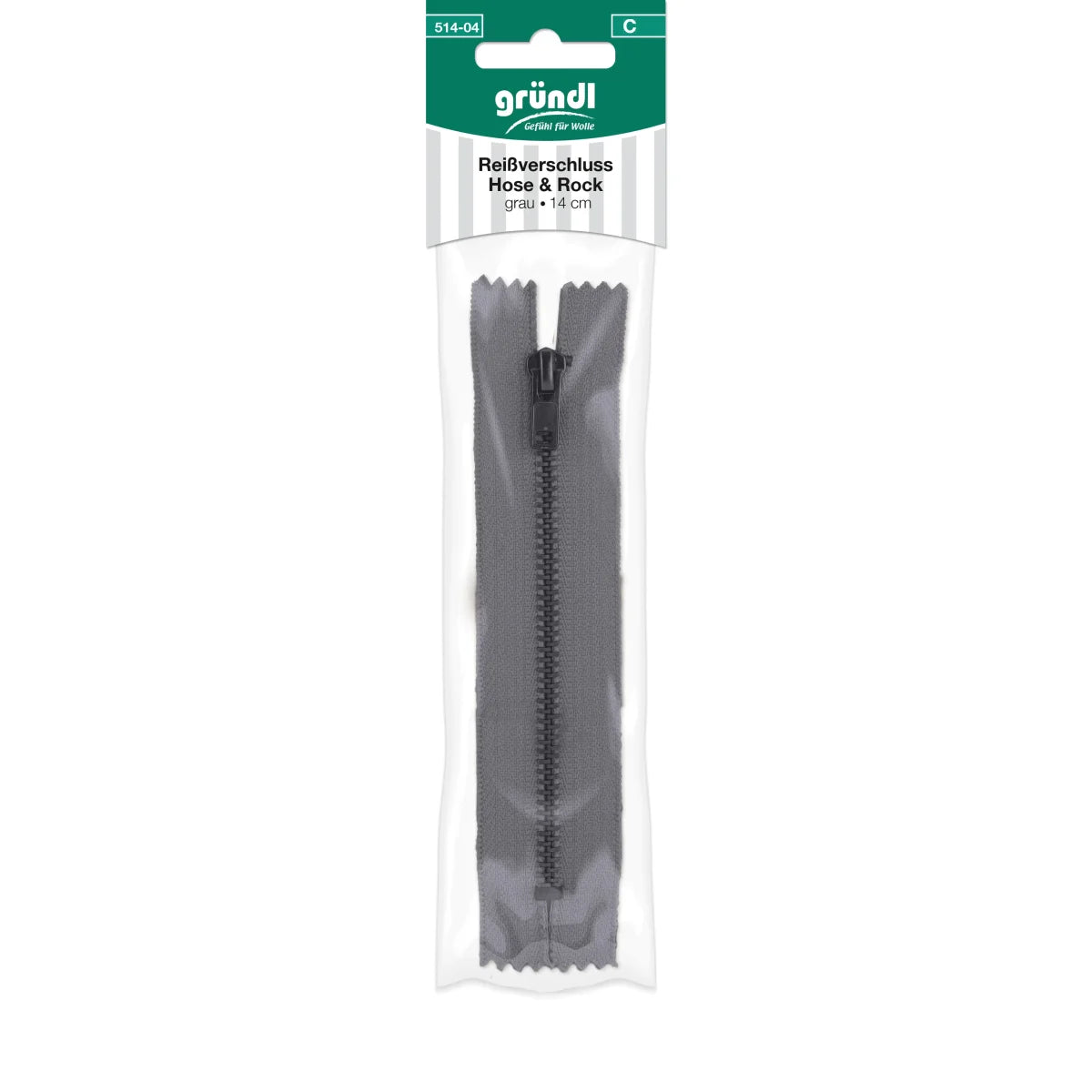 Reißverschluss Hose und Rock, 14 cm Gründl