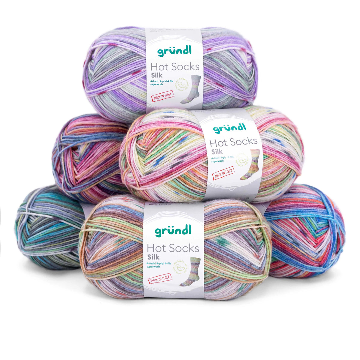 Gründl Hot Socks Silk Sockenwolle Gründl