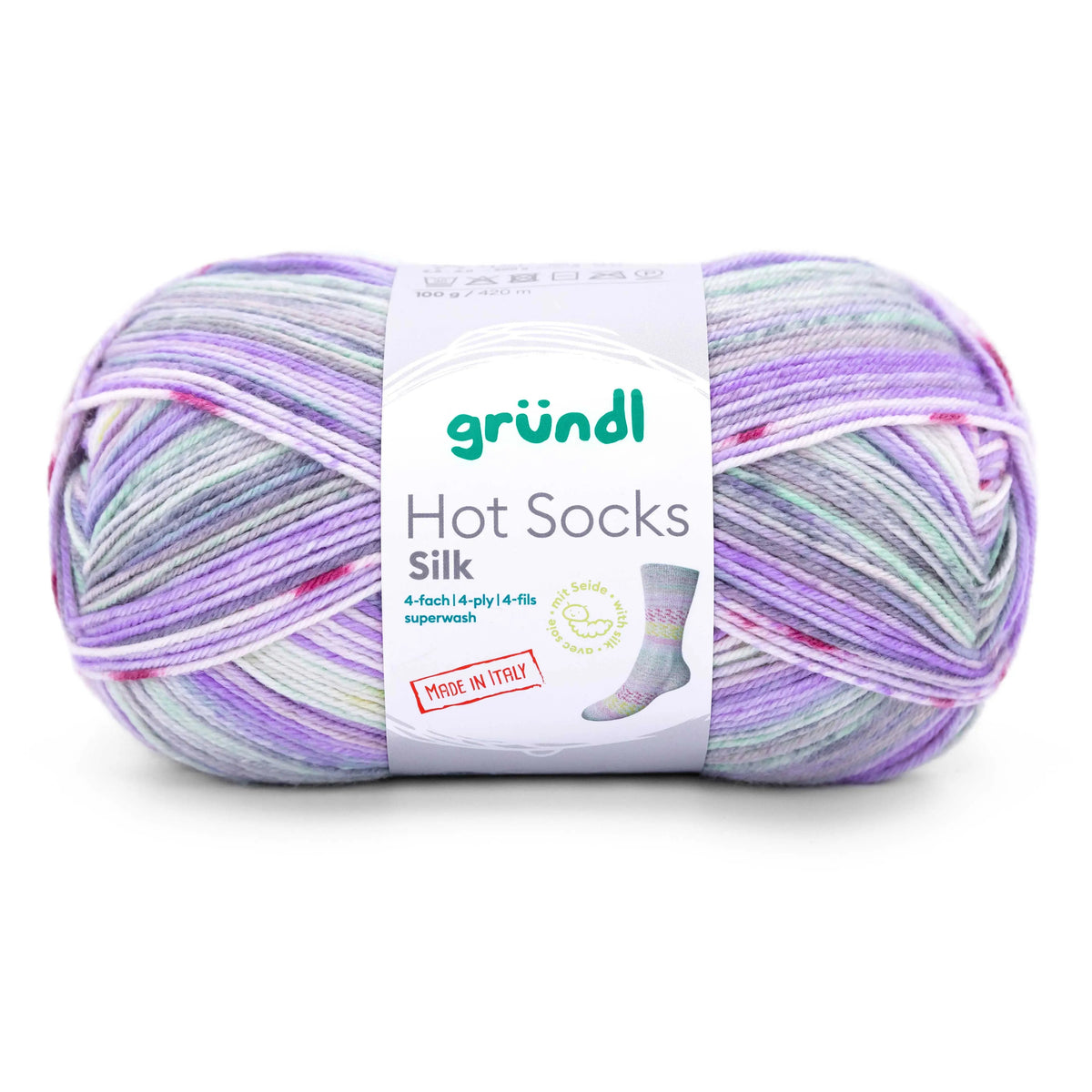 Gründl Hot Socks Silk Sockenwolle Gründl