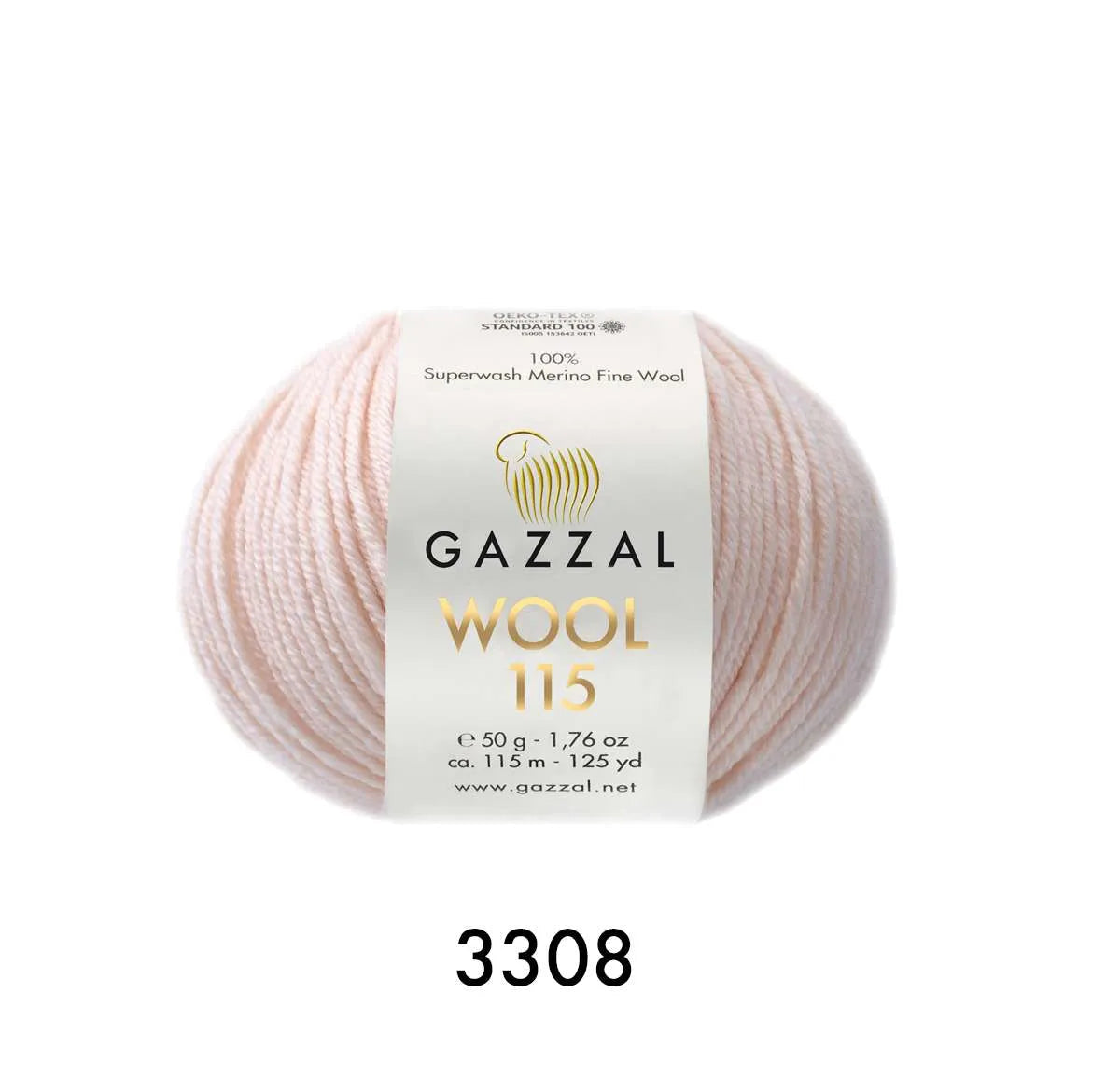 Gazzal Merinowolle, Wool 115 Gazzal