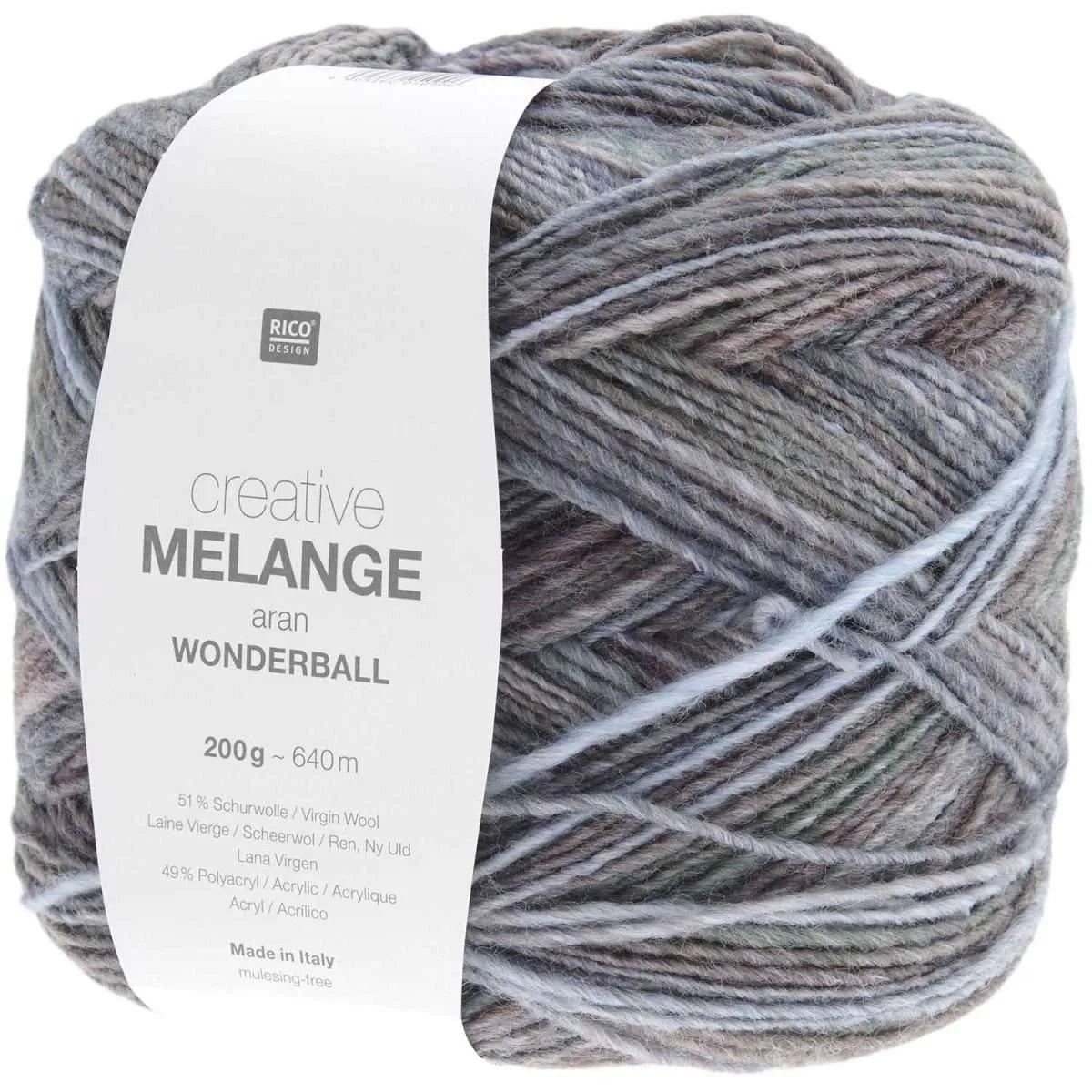 Rico Design Creative Melange Aran Wonderball 200g Rico Design