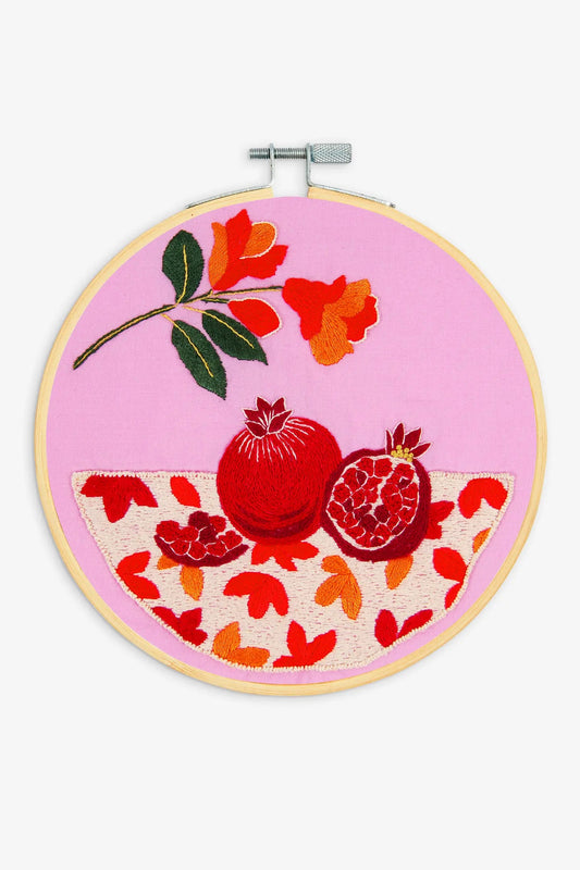 Granatapfel - Stickset Niveau mittel Anchor