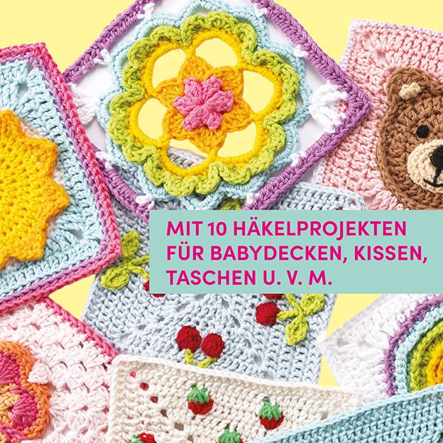 3D Granny Squares häkeln Topp