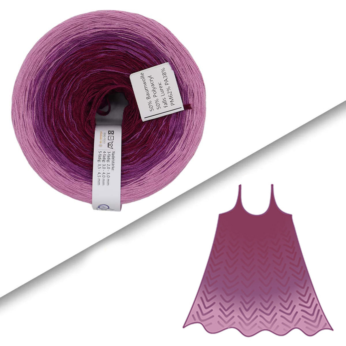 Mulberry Summer Kleid Tunesisches Häkelset SparWolle