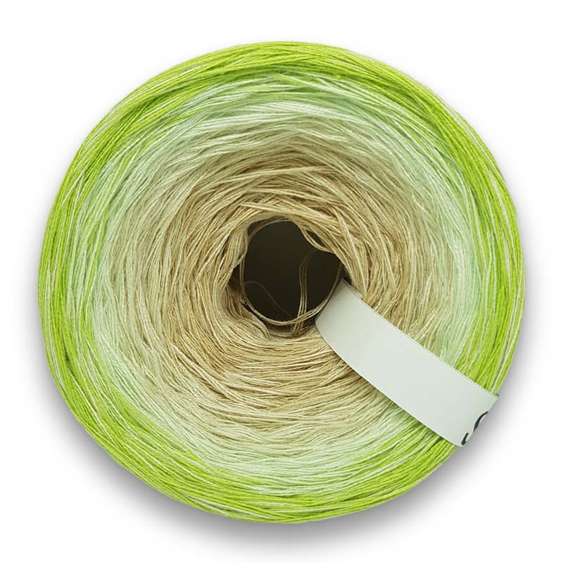 Bobbel Farbverlaufsgarn Cremic, 50% Baumwolle SparWolle
