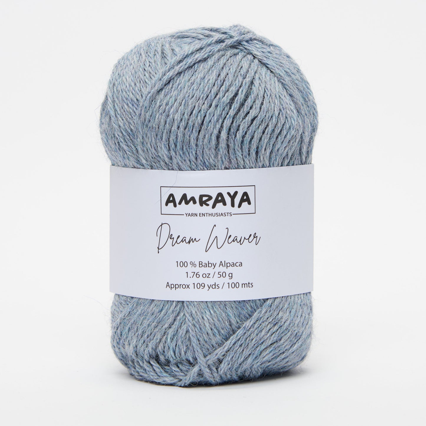 Strickset „Labradorit Pullover“ – mit Baby Alpaka Dream Weaver Wolle + PDF Anleitung Amraya