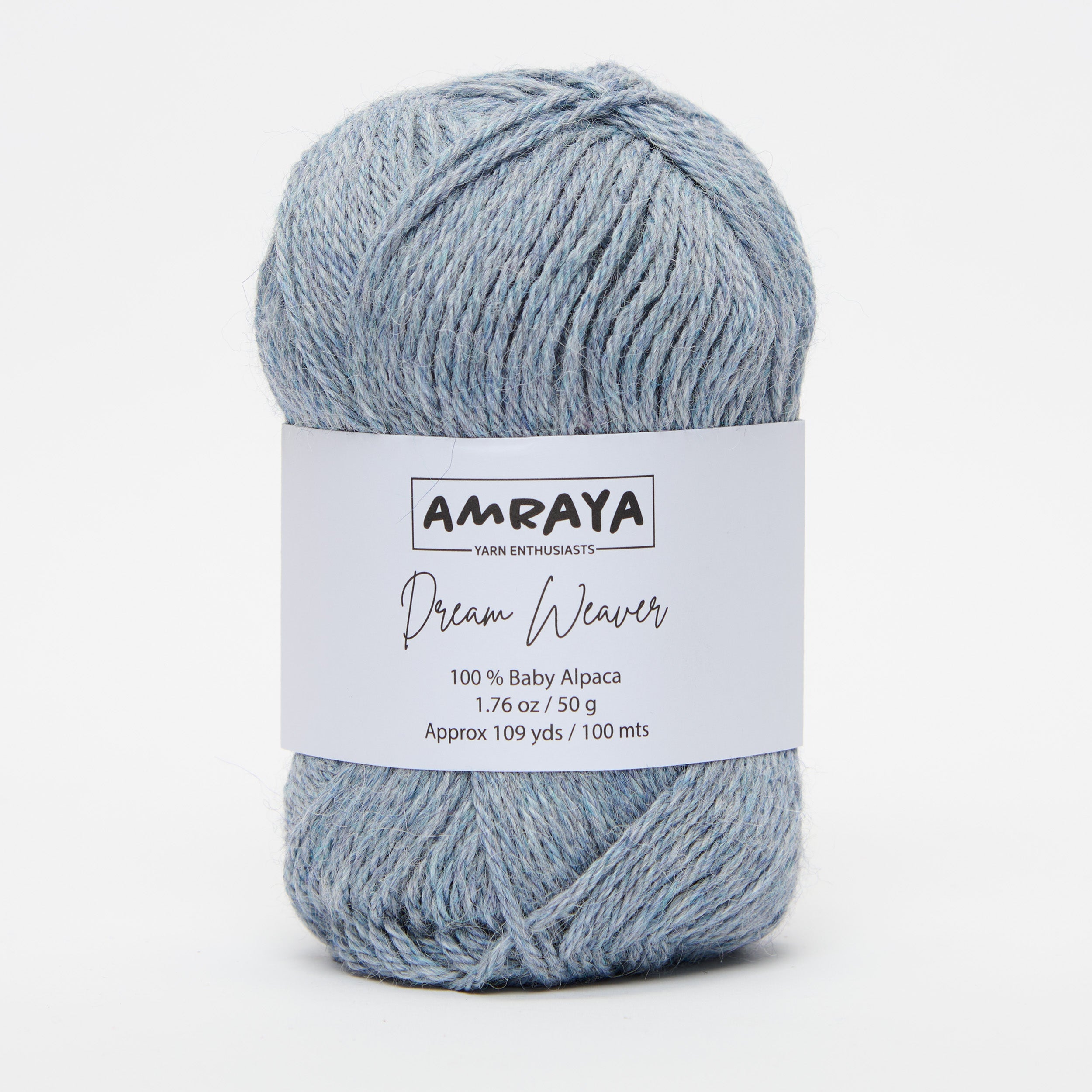 Strickset „Labradorit Pullover“ – mit Baby Alpaka Dream Weaver Wolle + PDF Anleitung Amraya