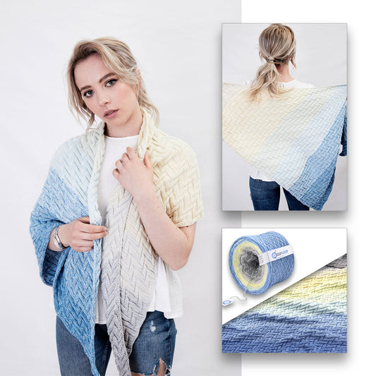 Bobbel Farbverlaufsgarn, Sonderedition II, 50% Baumwolle SparWolle