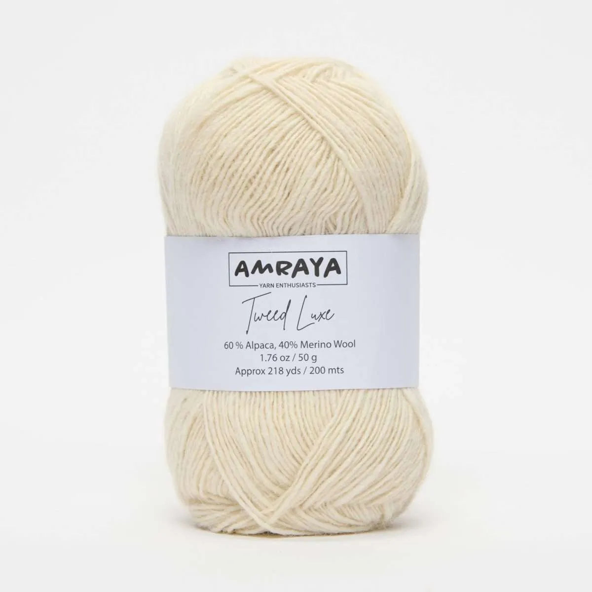Amraya Tweed Luxe Alpaka Merinowolle Mix Amraya