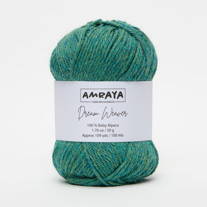 Strickset „Labradorit Pullover“ – mit Baby Alpaka Dream Weaver Wolle + PDF Anleitung Amraya