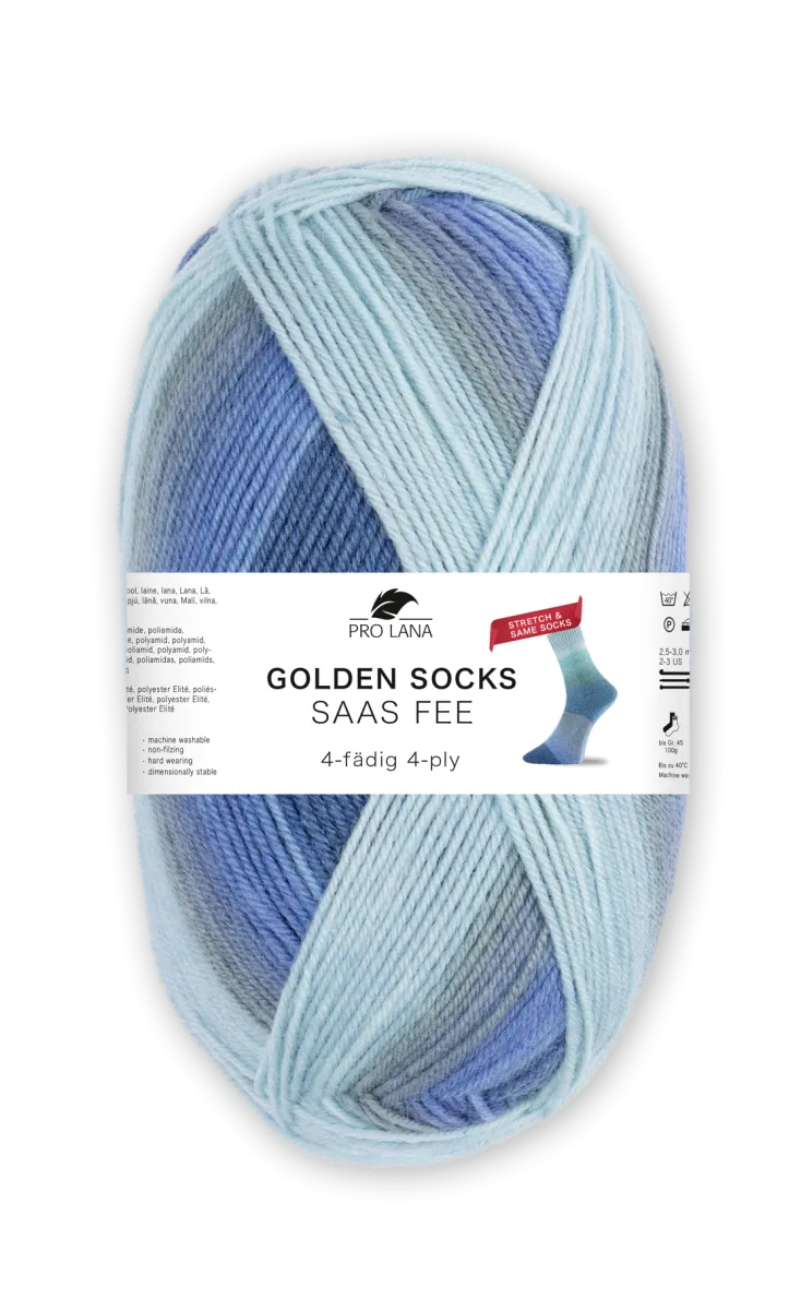 Pro Lana Golden Socks Saas Fee Stretch Pro Lana