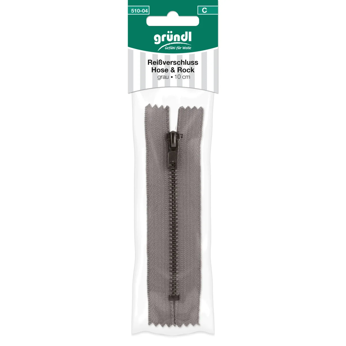 Reißverschluss Hose und Rock, 10 cm Gründl