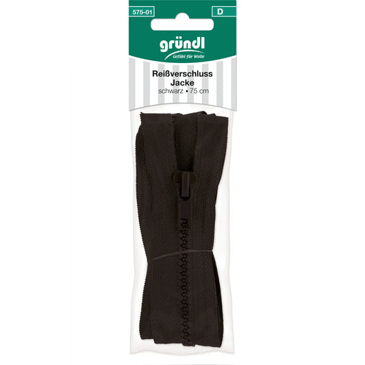Reissverschluss Jacken, 75 cm Gründl