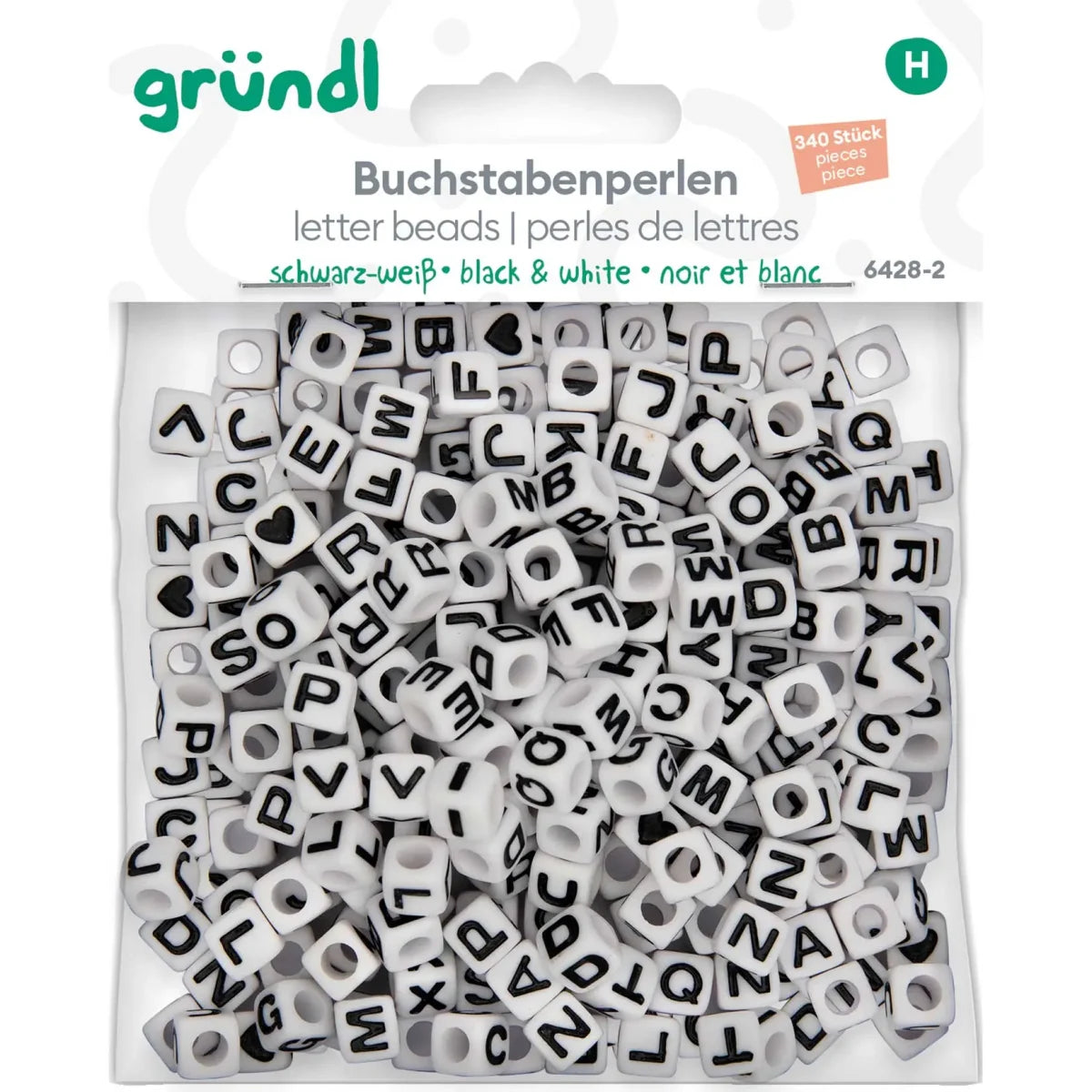 Buchstabenperlen Gründl