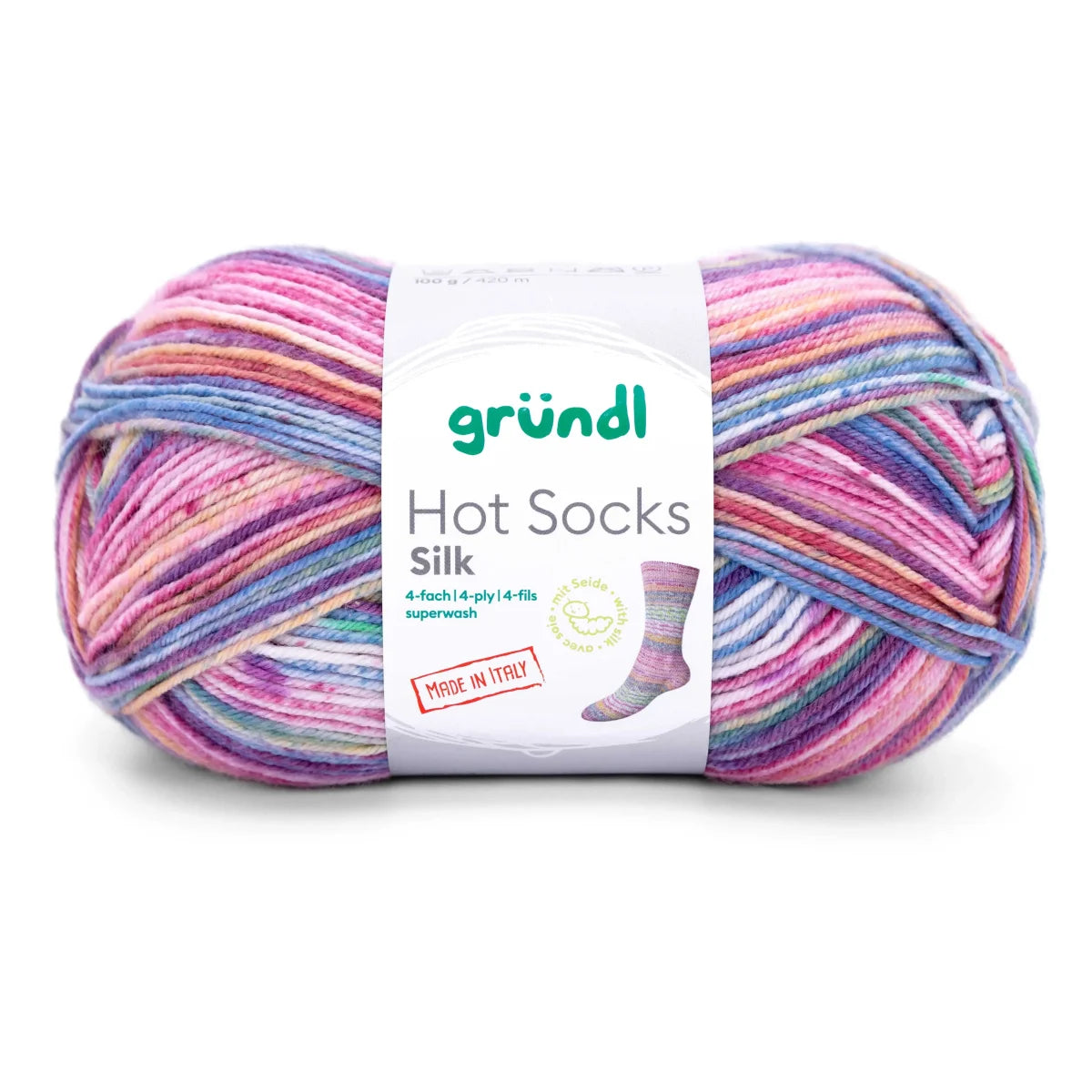 Gründl Hot Socks Silk Sockenwolle Gründl
