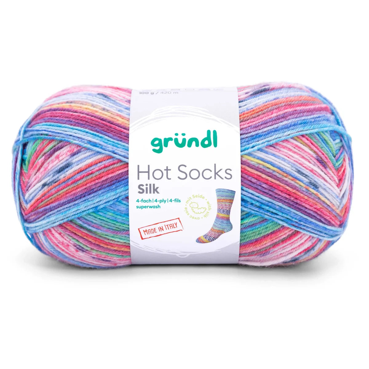Gründl Hot Socks Silk Sockenwolle Gründl