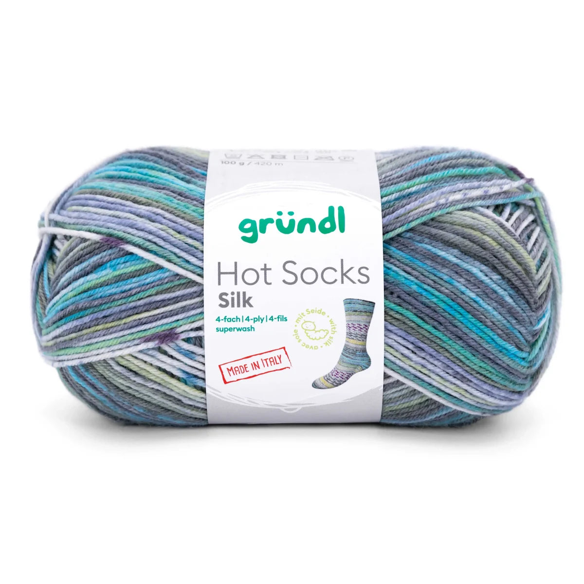 Gründl Hot Socks Silk Sockenwolle Gründl
