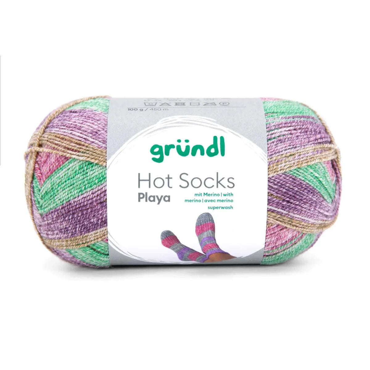 Gründl Hot Socks Playa Sockenwolle Gründl