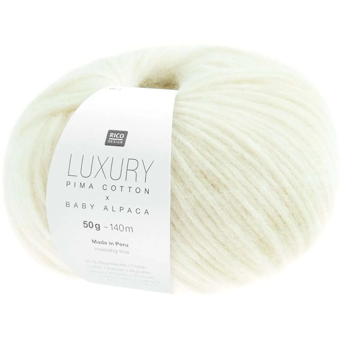 Rico Design Luxury Pima Cotton x Baby Alpaca Rico Design