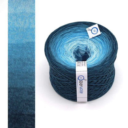 Bobbel Farbverlauf, Ombré SparWolle
