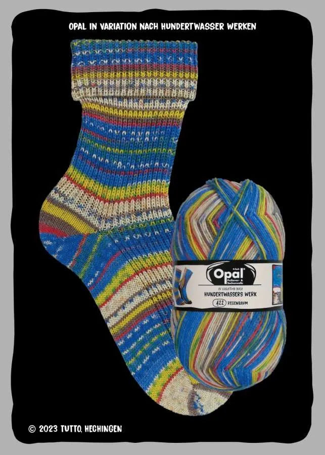 Opal Sockenwolle, Hundertwasser Opal