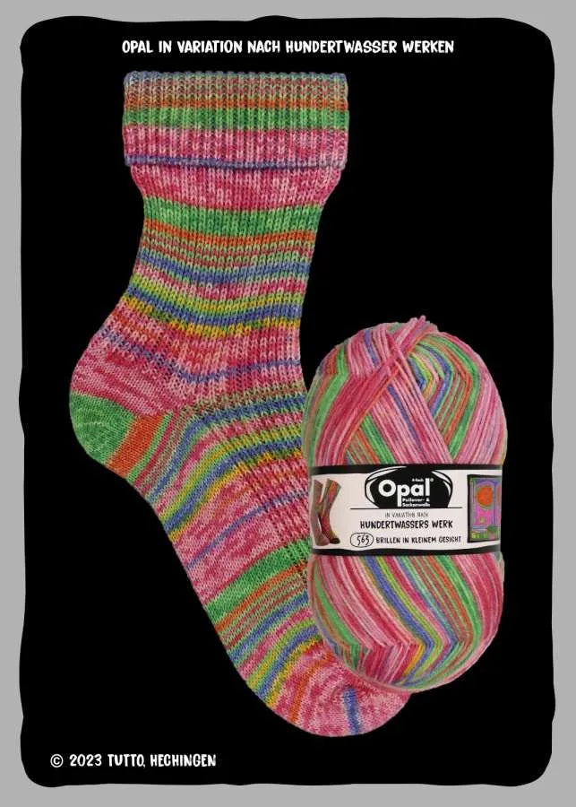 Opal Sockenwolle, Hundertwasser Opal