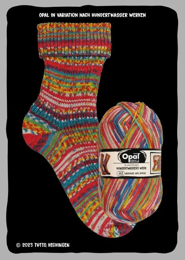 Opal Sockenwolle, Hundertwasser Opal
