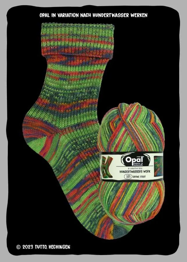Opal Sockenwolle, Hundertwasser Opal