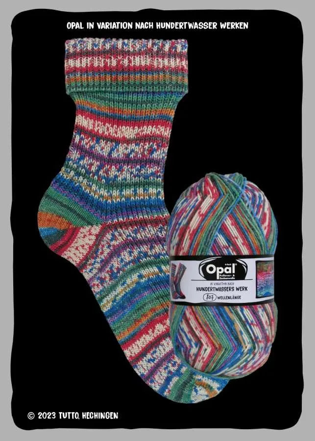 Opal Sockenwolle, Hundertwasser Opal