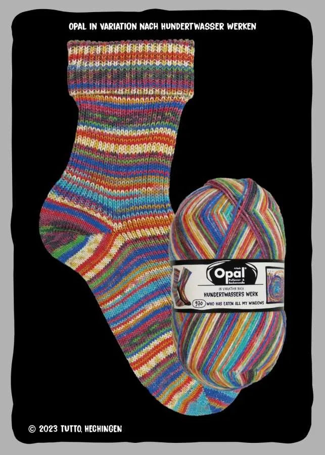 Opal Sockenwolle, Hundertwasser Opal