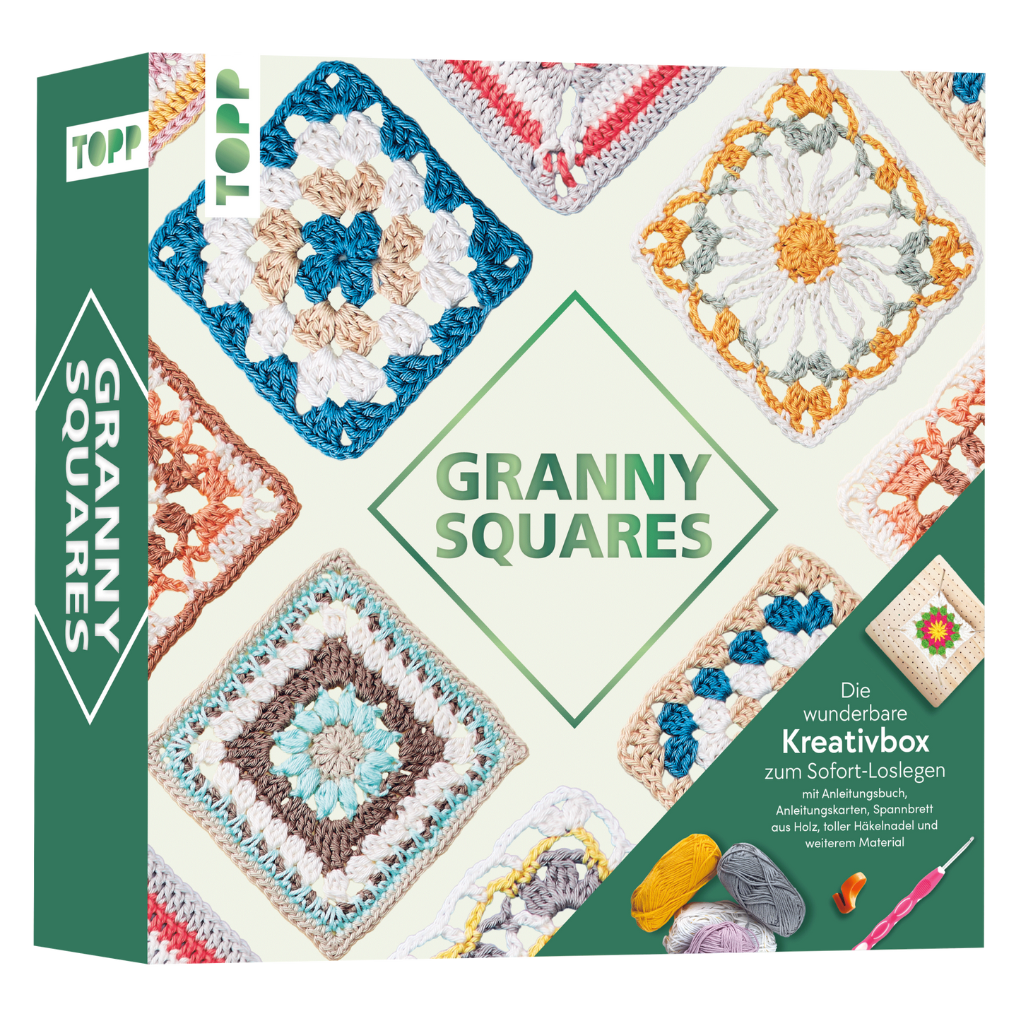 Die wunderbare Kreativbox Granny Squares Topp