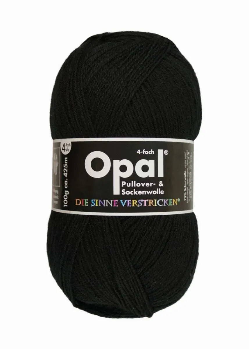 Opal Sockenwolle, uni 4-fädig Opal