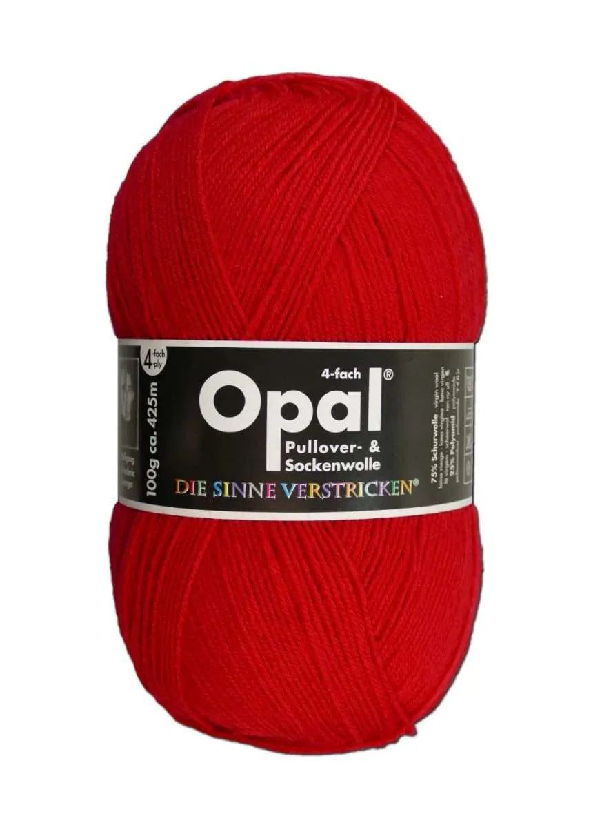 Opal Sockenwolle, uni 4-fädig Opal