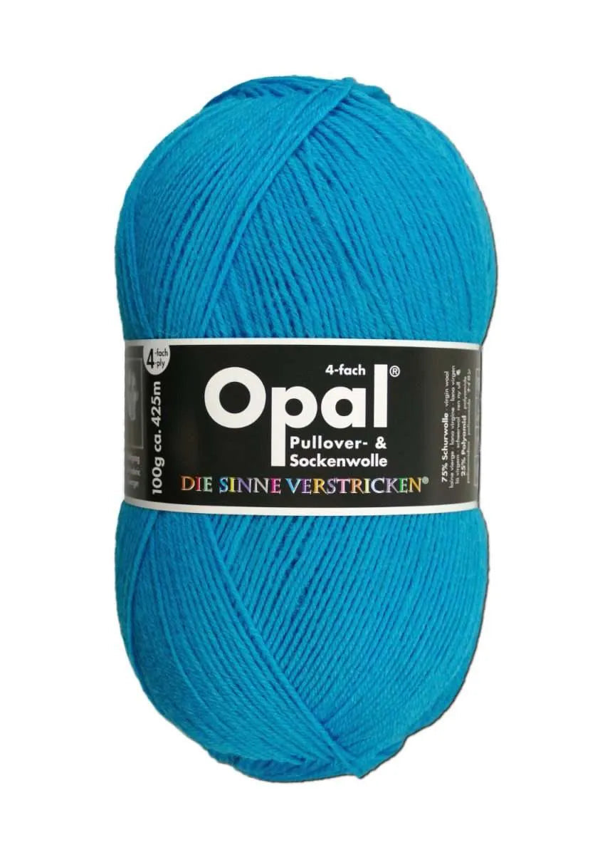 Opal Sockenwolle, uni 4-fädig Opal
