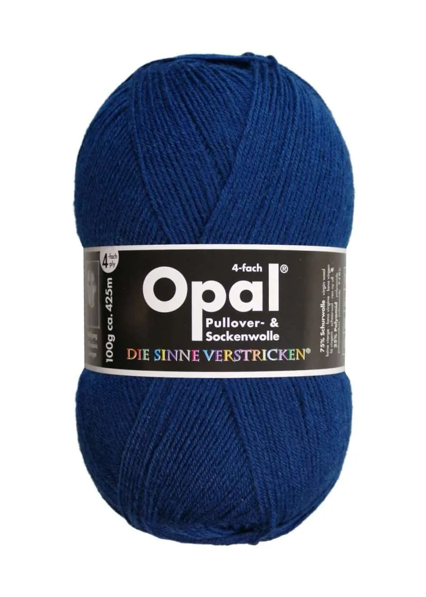 Opal Sockenwolle, uni 4-fädig Opal