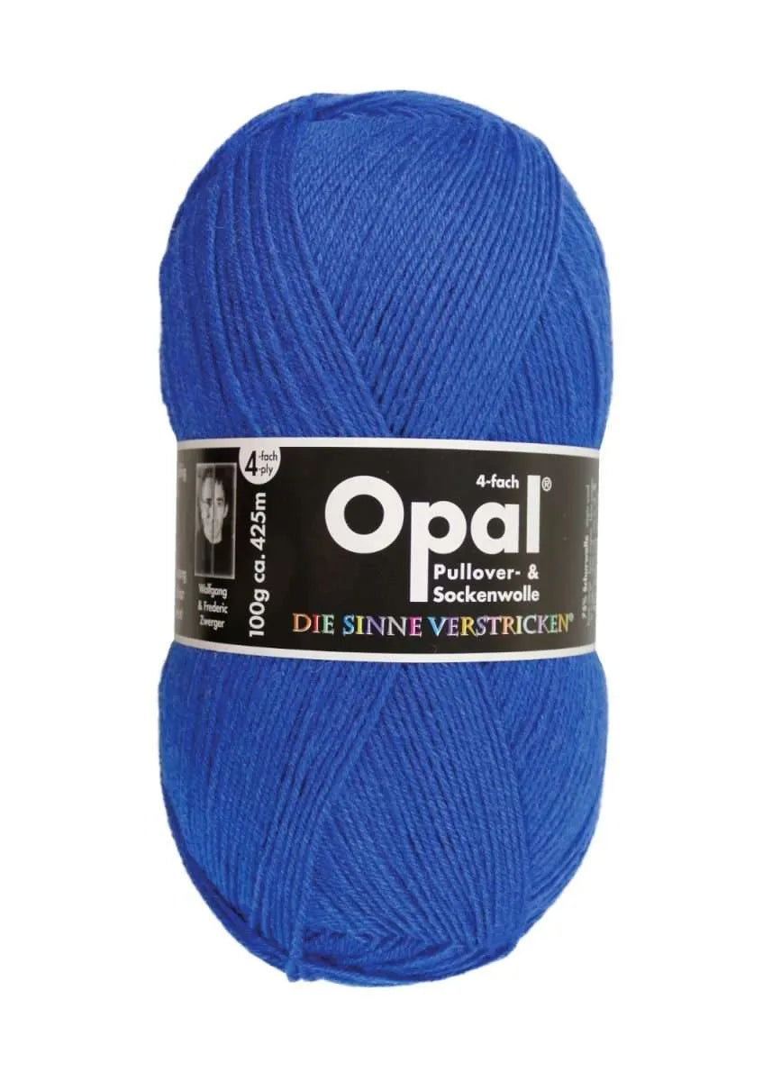 Opal Sockenwolle, uni 4-fädig Opal