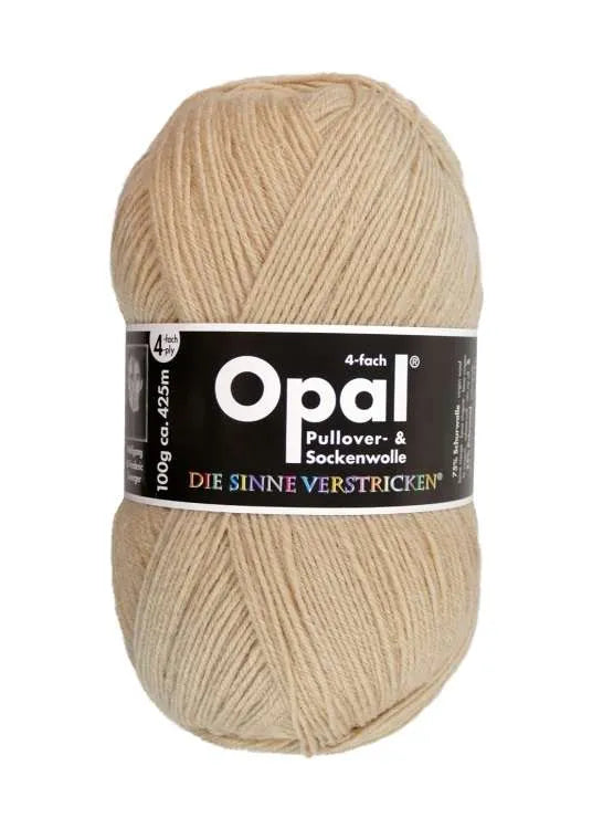 Opal Sockenwolle, uni 4-fädig Opal