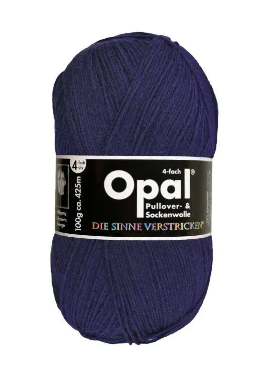 Opal Sockenwolle, uni 4-fädig Opal