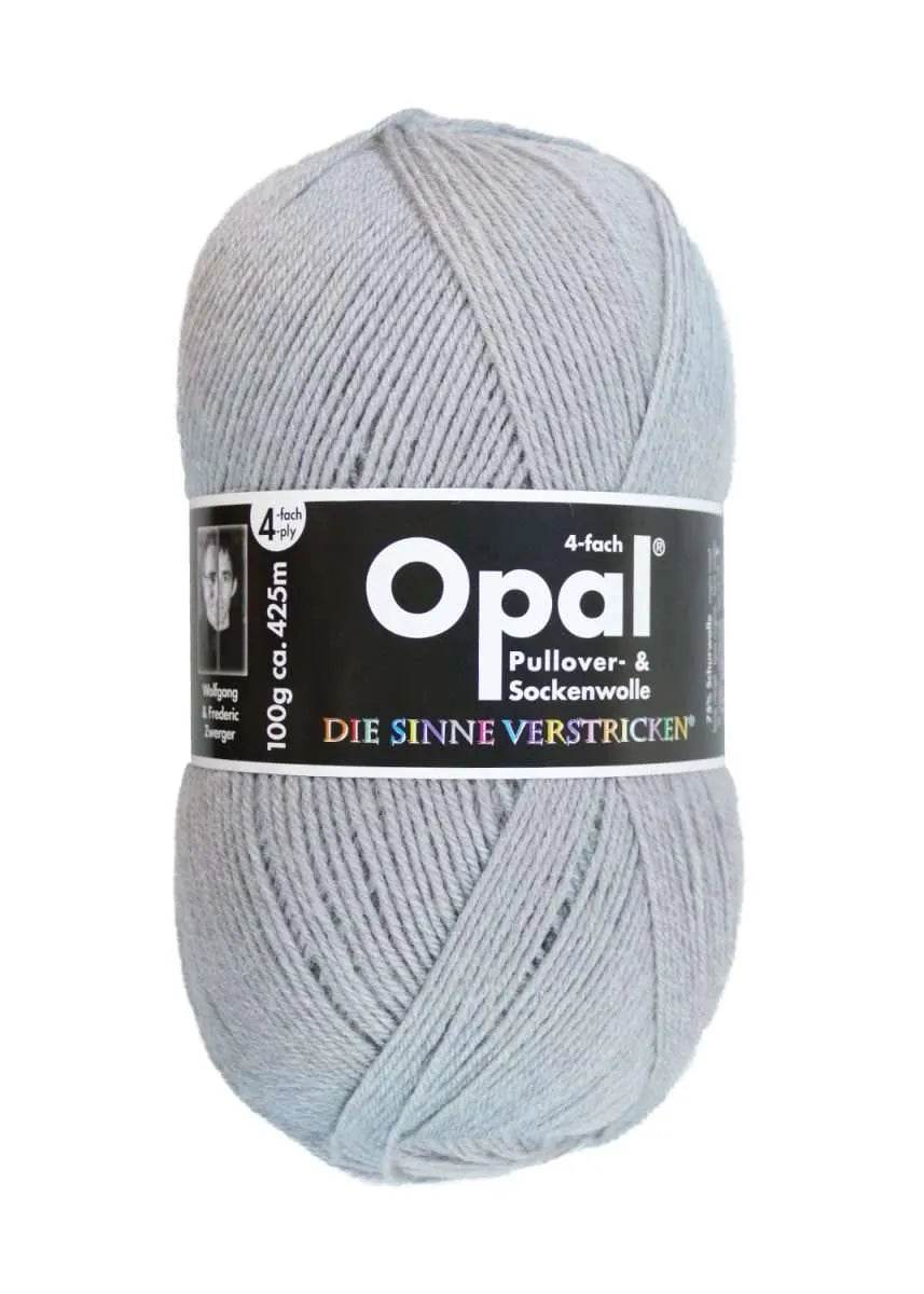 Opal Sockenwolle, uni 4-fädig Opal