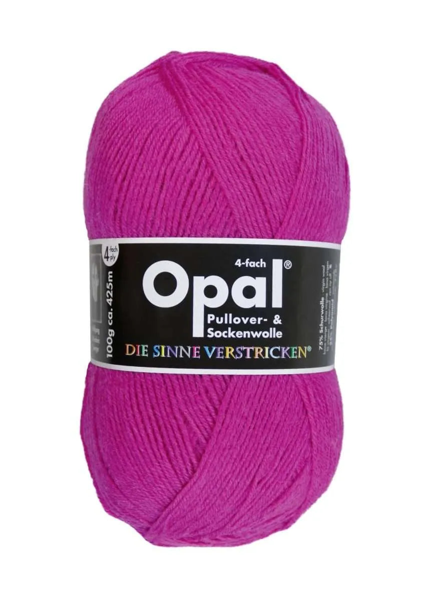 Opal Sockenwolle, uni 4-fädig Opal