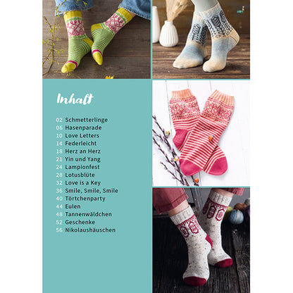 Colorwork-Socken stricken Topp