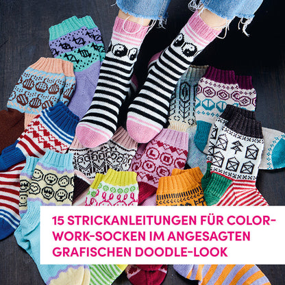 Colorwork-Socken stricken Topp
