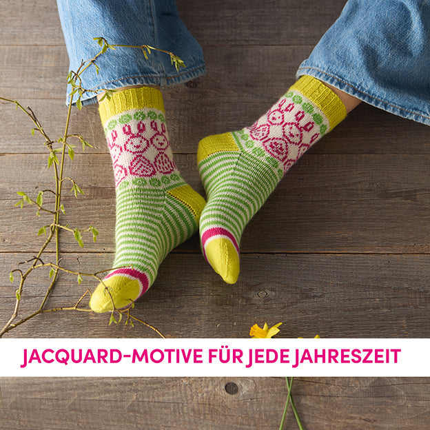 Colorwork-Socken stricken Topp