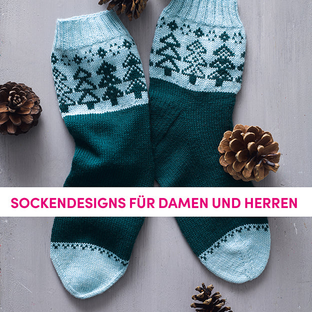 Colorwork-Socken stricken Topp