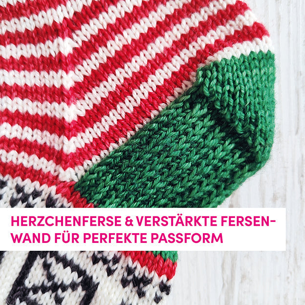 Colorwork-Socken stricken Topp