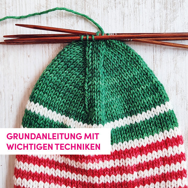 Colorwork-Socken stricken Topp