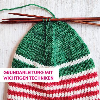 Colorwork-Socken stricken Topp