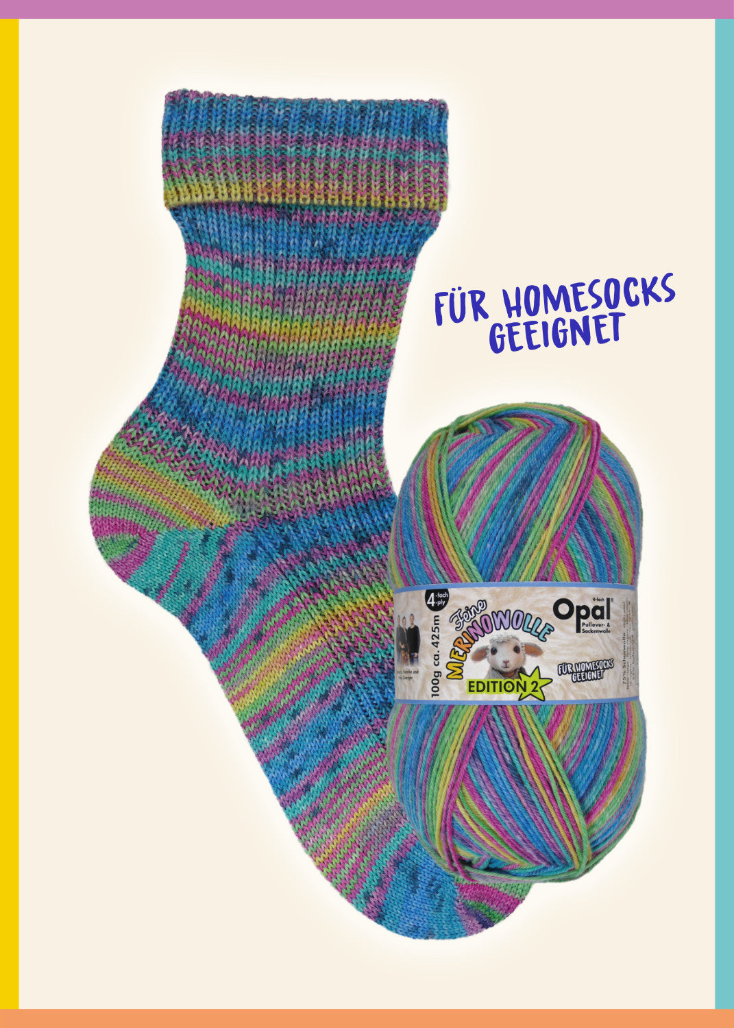 Opal Feine Merinowolle Ed.2 4f. 100g Opal