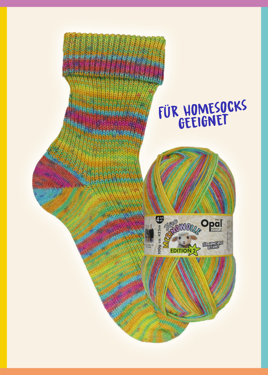 Opal Feine Merinowolle Ed.2 4f. 100g Opal