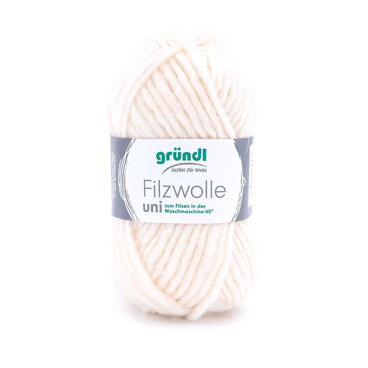 Gründl Filzwolle Uni Gründl